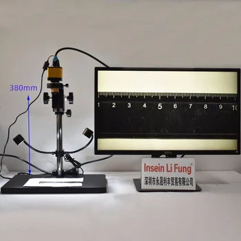 1080P Priemyselné Elektronické Video Mikroskopom Fotoaparát a Potláča Oslnenie Vysoká Pracovná Vzdialenosť veľkou Hĺbkou ostrosti HDMI zväčšovacie sklo