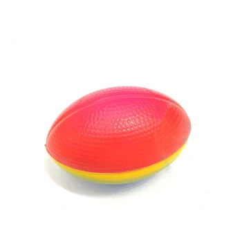 1pcs 9 cm Elastické loptu Hračka Futbal, Rugby PU Pena Hubky Proti stresu Baseball, Tenis Hračky pre Deti Deti 5