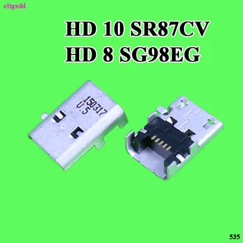 1PCS Micro USB 5pin Nabíjanie Nabíjačky Socket Port Dock Konektor Samica pre Kindie Fire HD 8 10 SR87CV SG98EG