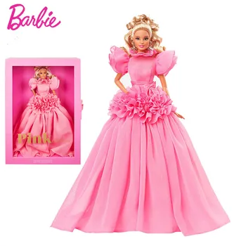 2022 Mattel Barbie Módne Podpis Ružová Bábika Topmodelka Dievčatá Kolekcia Anime Obrázok Model Hračky, Darčeky HCB74 Doprava Zadarmo