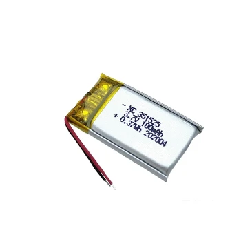 3,7 V 110mAh 351525 Nabíjateľná li Polymer Li-ion Batéria Pre MP3/MP4/MP5 Hra, Hráč, myši, GPS, PSP Lampe reproduktor