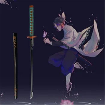 Anime Cosplay Demon Slayer Sword PU Meč Prop Kimetsu č Yaiba Pol Kochou Shinobu Satoman Tanjiro 104 cm PU Zbraň Prop Katana