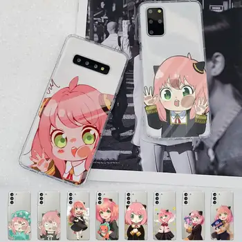 Anime Spy X Rodiny Anya Telefón puzdro pre Samsung S10 S20 lite S21 plus pre Redmi Note8 9pro pre Huawei P20 Jasné Prípade