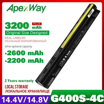 Apexway L12M4E01 Notebook Batérie pre Lenovo Ideapad G505S G500S Z710 G400S Z50-70 G50-45 G40-45 Z70-70 Z40-70 S410P S510P