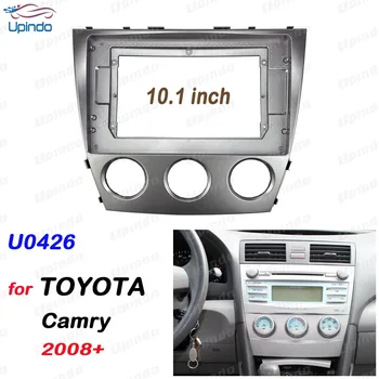 Auto Príslušenstvo 2 Din 10.1 Palcový Rádio Fascia DVD GPS MP5 Panel Rám pre Toyota Camry 2008+ Dashboard Mount Kit