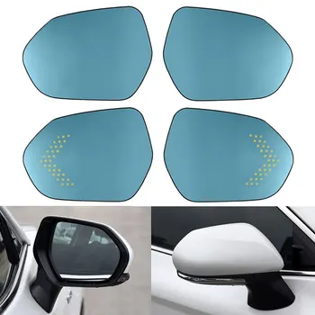 Auto Spätné Bočné Zrkadlo Modré Sklenené Šošovky S LED Indikátor Anti-glare Kúrenie Pre Toyota Camry V70 8. 2018-2021