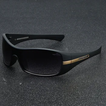 Black Módne slnečné Okuliare Mužov Oválne Slnečné Okuliare Značky Dizajnér UV400 Ochrana Odtiene Oculos De Sol Hombre Okuliare Samec Vodič