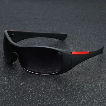 Black Módne slnečné Okuliare Mužov Oválne Slnečné Okuliare Značky Dizajnér UV400 Ochrana Odtiene Oculos De Sol Hombre Okuliare Samec Vodič 1