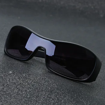 Black Módne slnečné Okuliare Mužov Oválne Slnečné Okuliare Značky Dizajnér UV400 Ochrana Odtiene Oculos De Sol Hombre Okuliare Samec Vodič 2