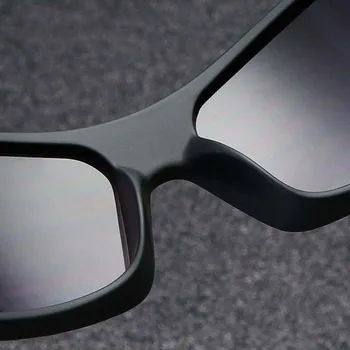 Black Módne slnečné Okuliare Mužov Oválne Slnečné Okuliare Značky Dizajnér UV400 Ochrana Odtiene Oculos De Sol Hombre Okuliare Samec Vodič 3