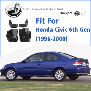 Blatník Na Honda Civic 6. Gen 1996-2000 Predné, Zadné, 4pcs Mudflaps Blatníky Auto Príslušenstvo Auto Styline Splash Guard Blatník