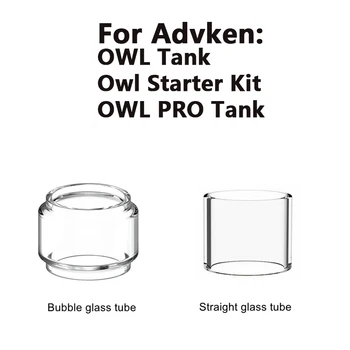 Bublina Rovné Sklo Trubice pre Advken SOVA Pro Nádrž Sova Starter Kit Sklo Nádrže Náhradný Mini Sklo Nádrže 5 KS