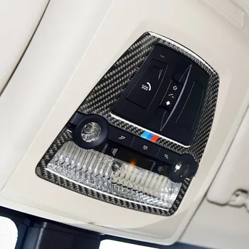 Carbon Fiber Auto Svetla na Čítanie, Panel make-up Zrkadlo Rám Úprava Krytu Výbava Pásy Pre BMW 5 Series F10 Vnútorné Príslušenstvo