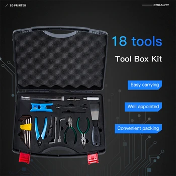 CREALITY 3D Tlačiarne Special Tool Box Kit 18 Nástroje Vysoká Pevnosť A Dobré Mechanické Vlastnosti Pôvodnej Značky Nové 2