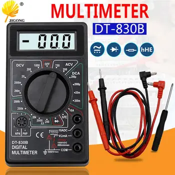 DT-830B LCD Digitálny Multimeter AC DC 750 1000V Voltmeter Ammeter Ohm Tester Merač Digitálny Multimeter