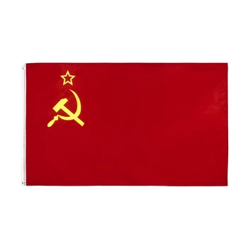 FLAGCORE 3x5Fts 90X150cm CCCP Únie sovietu zväzu Sovietskych Socialistických Republík ZSSR Červená Vlajka