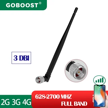 GOBOOST 3G, 4G Siete Signál Booster Krytý Bič Antény 628mhz-2700mhz Na Internet Celulárnej Zosilňovač LTE DCS WCDMA 1800 2100