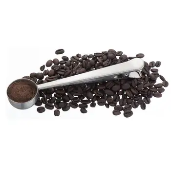 Hrúbka Nehrdzavejúcej Ocele kávovú Lyžičku Mlieko, Čaj a Tesniace Klip 5