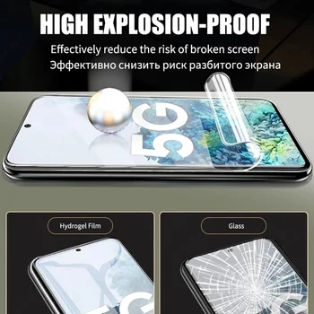Hydrogel Fólia Pre Samsung Galaxy S21 Ultra Plus S22 FE Ochranné Sklo S22 Ultra Plus 72 A52 A32 5G Fotoaparát Len Screen Protector 5