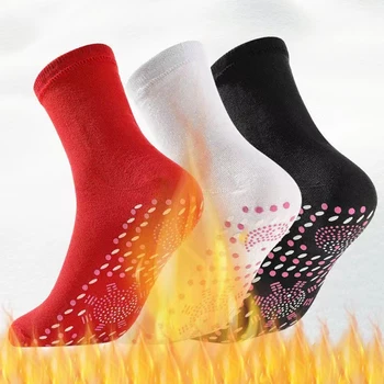 Ja Vyhrievané Ponožky Masáž Proti Zamrznutiu Magnetické Ponožky Anti-Únava Tepelne Izolované Tepelnej Ponožky Zimné Teplé Ponožky носки женские