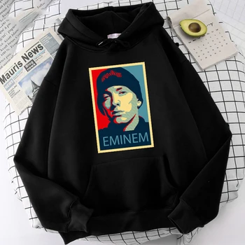 Jeseň Mužov Hoodies Módne Wild Unisex Kabát Rapper Eminem Vytlačené Pulóver S Kapucňou, Hip Hop Oblečenie, Tepláky, Mikina Harajuku