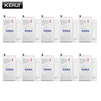 KERUI 433mhz Bezdrôtový Senzor Dverí domáci Alarm Security Okno/ Dvere Senzor Detektora Pre W18 W20 K52 WIFI, GSM Alarm systém