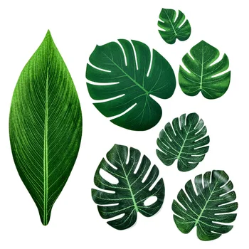 Korytnačka Leaf Vykostené Havaj Tropické Korytnačky List Party Dekorácie Listy Rastlín Pre Hawaiian Svadby, Narodeniny, Party Dekorácie