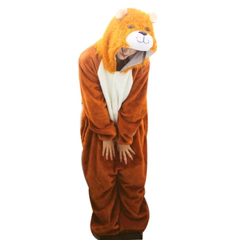 Lev Onesies Pre Dospelých Zvierat Pyžamo Mužov Kigurumi Ženy Z Jedného Kusu Pijama Halloween Cosplay Kostým Kombinézu Zimné Sleepwear