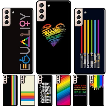 LGBT Gay Pride Dúhová Vlajka Kryt Pre Samsung Galaxy S20 FE S8 S9 S10 Plus Poznámka 10 Poznámka 20 S21 S22 Ultra Telefón Prípade