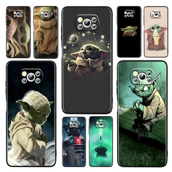Lightsaber Star Wars Yoda Pre Xiao Poco M4 X3 F3 GT NFC M3 C3 M2 F2 F1 X2 Pro Mi Hrať Civi Mäkké Silikónové Čierne Telefón Prípade Capa