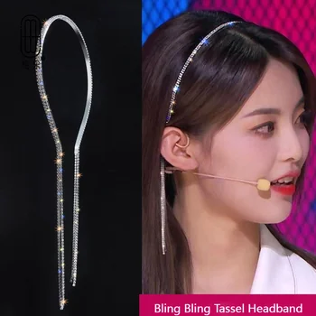 Luxusné Drahokamu hairband hot in Korean módne víla pokrývku hlavy príslušenstvo crystal sponky do vlasov svadobné šperky pre nevestu