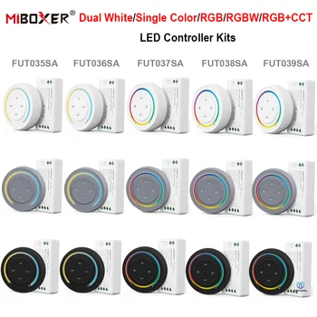 Miboxer LED Controller Súpravy Dual Biela Jednu Farbu RGB RGBW RGB+SCS 2.4 G Sunrise Diaľkové Ovládanie Rainbow DC12V 24V Pásy Stmievač