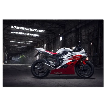 Moderné Obrazy Yamaha R6 Šport, Motocykel, Plagáty Plátno, Vytlačí na Stenu Umenia pre Domáce Izba Dekor