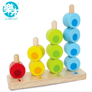 Montessori Výchovy Drevené počítať a matematika Matematika Hračka Výučby Dieťa Montessori pomôcky, bloky drevené hračky
