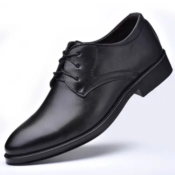 Muži Bežné Kožené Topánky Luxusné Gentleman Strapce Oxfords Jazdy Topánky Mužov Mokasíny Šaty Topánky Pre Mužov Veľké Veľkosti 38-48 2