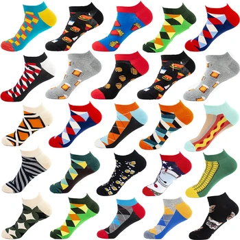 Na jar a v lete nové pánske ponožky trend puzzle série mužov loď ponožky pánske ponožky bežné ponožky veľkoobchod