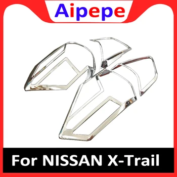 Na Nissan X-Trail T32 2014 až 2016 Zadné svetlo kryt koncových svetiel Výbava XTrail X Trail ABS Chrome Dekorácie Auto-Styling Príslušenstvo