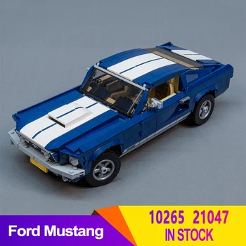 Na Sklade 91024 Kompatibilný s 10265 Klasické Svalov Pretekárske Auto Ford Mustang 21047 Stavebné kamene, Tehly Hračky, Vianočné Darčeky