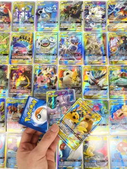 Najpredávanejšie Deti Bitka Hra Karty GX EX Zber Obchodovanie Pokemones Karty anglická Verzia Hračka pre Priaznivcov Darček Deti Papier