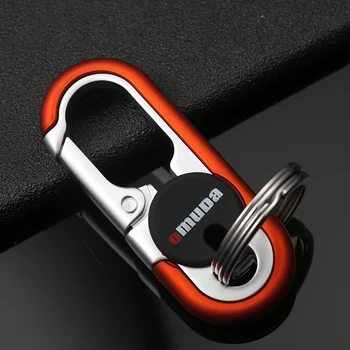 Nové Keychain Kľúča Držiteľa Keyring pánskej Módy prívesok na Darček Kovový Krúžok na Auto Styling Auto Auto Príslušenstvo（ Oranžová, Modrá）
