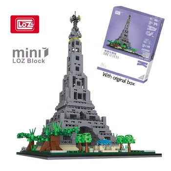 Nové LOZ MINI Parížskej Eiffelovej Veže Model stavebným MOC Tvorivé Svetovej Architektúry Dekorácie Tehly Deti Hračky pre Deti, Darčeky