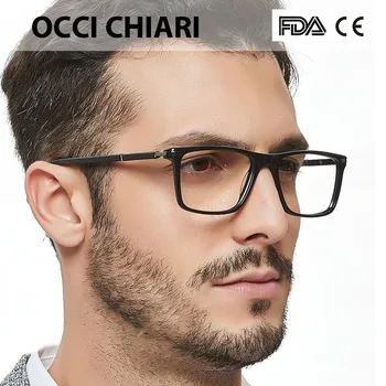 OCCI CHIARI Mužov Okuliare, Rám Optické okuliare, Rám Módne čierne okuliare jasné, Námestie okuliare predpis W-CERINA