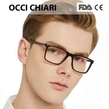 OCCI CHIARI Mužov Okuliare, Rám Optické okuliare, Rám Módne čierne okuliare jasné, Námestie okuliare predpis W-CERINA 5