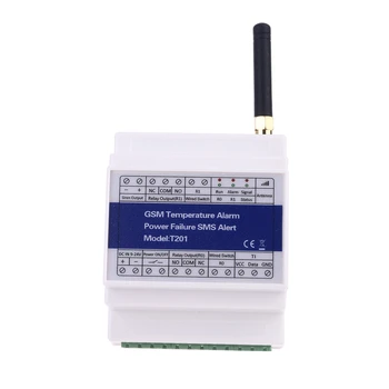 Odolný GSM 3G, 4G Teplota Výkon Monitorovania Stavu Relé T201 pre Diaľkové Monitorovanie Stránky Temp Výpadku SMS Upozornenie