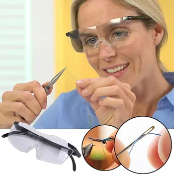 Okuliare Prenosné 250 Stupeň Presbyopic Okuliare Lupa Zväčšovacie Okuliare Ochrana Očí Pozri 160% Lepší
