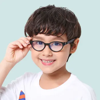 Optické Okuliare, rám Pre deti chlapec dievčatá Krátkozrakosť okuliare rámy s 0 stupeň šošovky Obyčajný Body Deti Unisex F8155