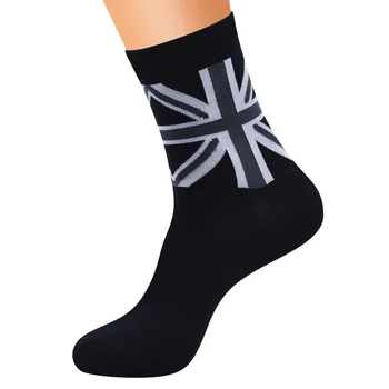 Peonfly Muži Móda Britskou Vlajkou Hviezda Vzor Bavlna Posádky Prekladané Harajuku Kreatívny Dizajnér Radi Zábavné Umenie Ponožky 3
