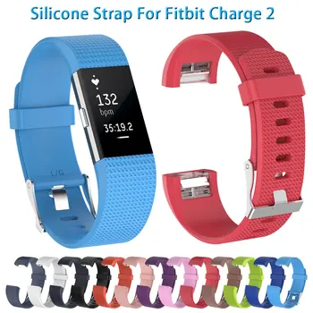 Popruh Pre Fitbit Poplatok 2 Charge2 Silikónové Smartwatch Šport Watchband Náramok Nahradenie Potítka Pás Príslušenstvo