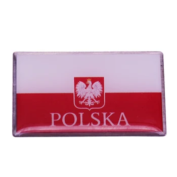Poľsko vlajku a štátny znak brošňa vlasteneckej príslušenstvo