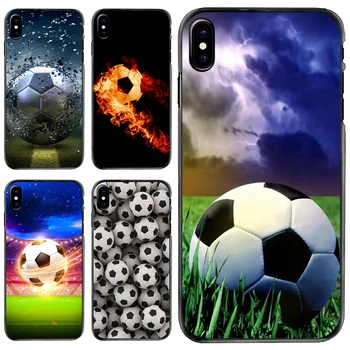 Pre Apple iPhone 11 12 13 14 Pro MAX Mini 5 5S SE 6 6 7 8 Plus 10 X XR XS Pevný Telefón Prípade Futbalový Loptu vody horiaci oheň športy